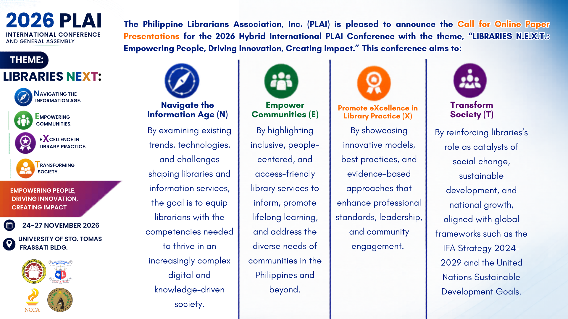 PLAI 2026 Call for Papers — Pubmat 2